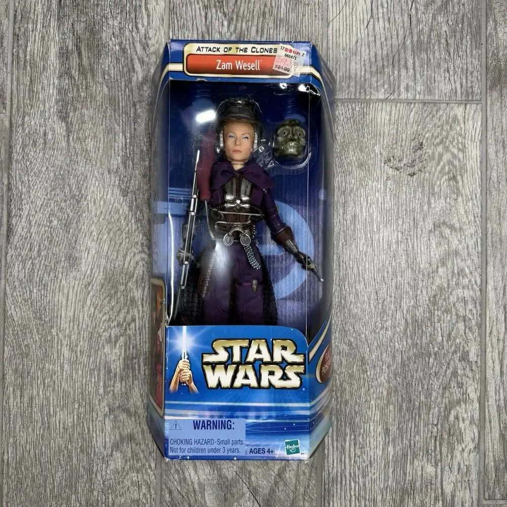 Star Wars Episode II Attack Of The Clones ZAM WESELL 12” action figure 2002